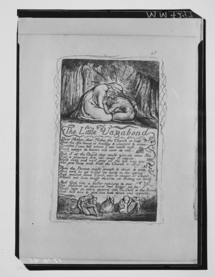 Songs of Innocence and of Experience- The Little Vagabond MET MM4297