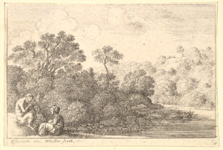 Satyr and two nymphs MET DP822884