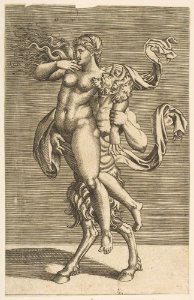 Satyr carrying a nymph restraining her right arm MET DP818726