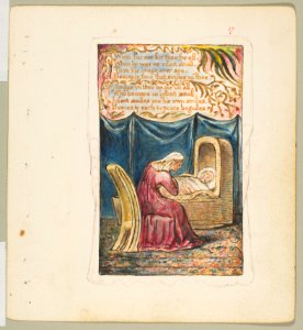 Songs of Innocence and of Experience- Cradle Song (second plate)- Wept for me for thee for all MET DP816658
