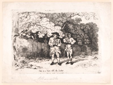 Scene in a Farce called The Quaker MET DP871734