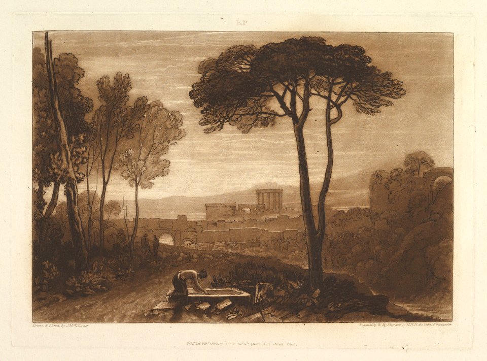 Scene in the Campagna (Liber Studiorum, part VIII, plate 38) MET DP821473