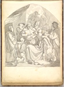 Scene in an Artist's Studio (in Sketch Book With Drawings on Twenty-six Leaves) MET DP826417