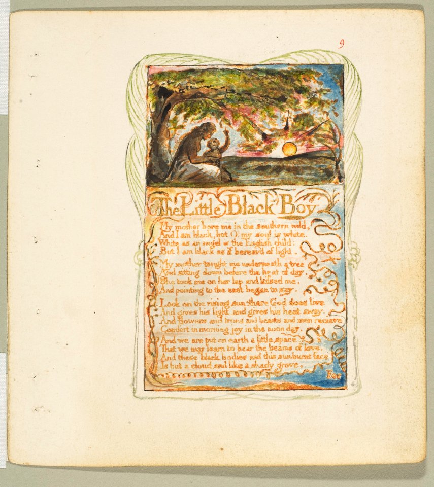 Songs of Innocence and of Experience- The Little Black Boy MET DP816582