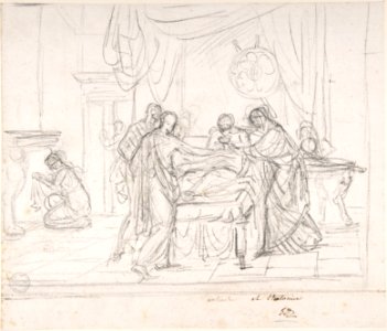 Scene from Ancient History- Cup Offered to an Invalid MET DP805793