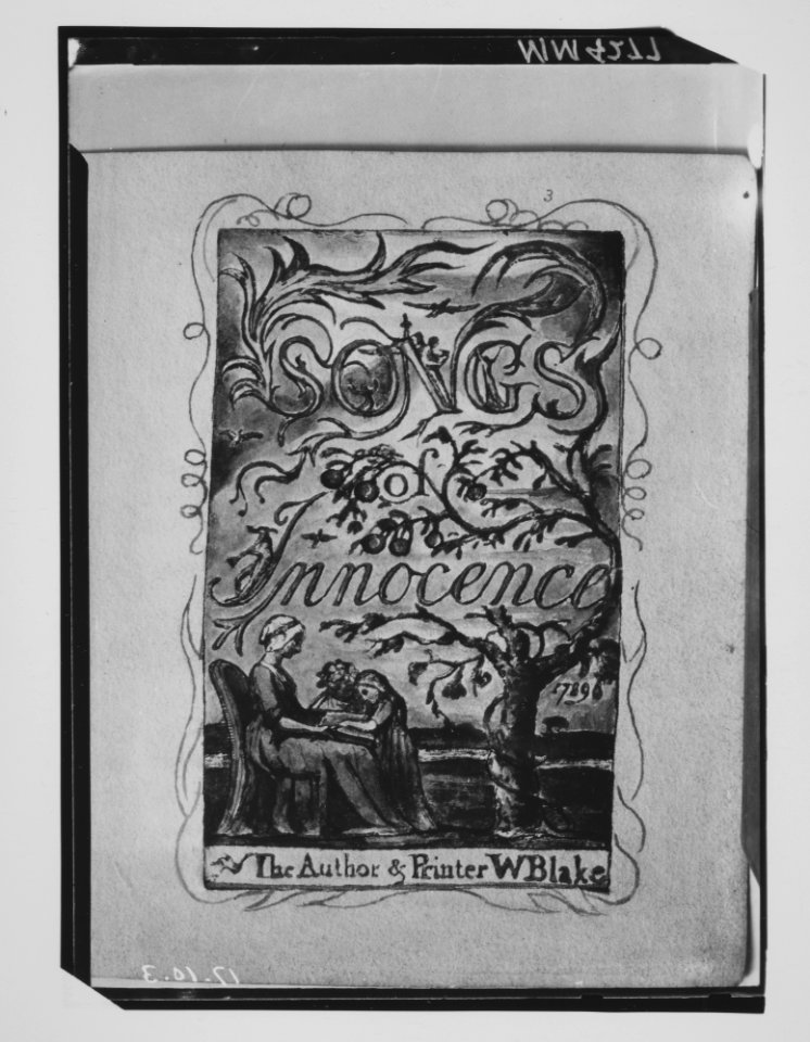 Songs of Innocence- Title Page MET MM4277