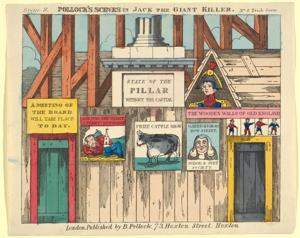 Scene 8, from Jack and the Giant Killer, Scenes for a Toy Theater MET DP847968
