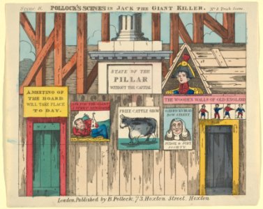 Scene 8, from Jack and the Giant Killer, Scenes for a Toy Theater MET DP847968