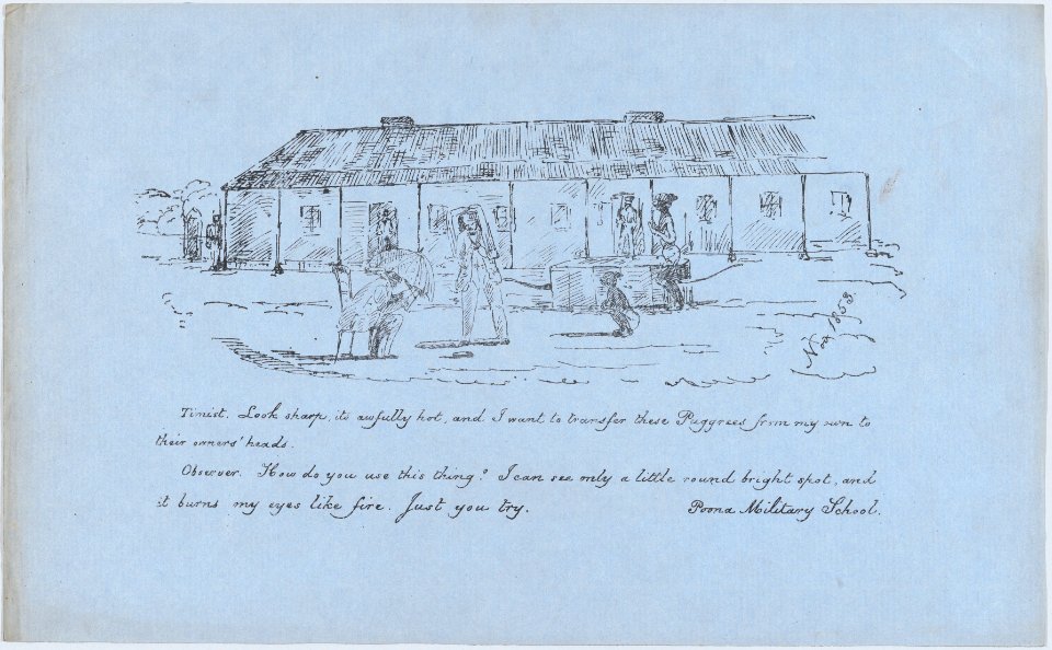 Scene at Poona Military School MET DP876496