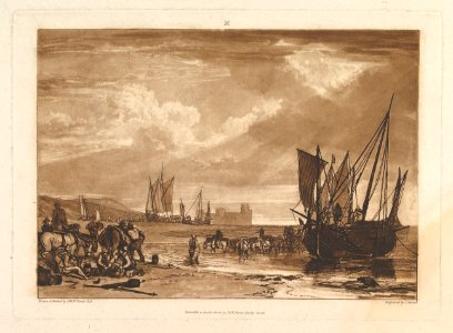 Scene on the French Coast (Liber Studiorum, part I, plate 4) MET DP821307