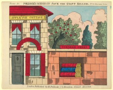 Scene 10, from Jack and the Giant Killer, Scenes for a Toy Theater MET DP847971