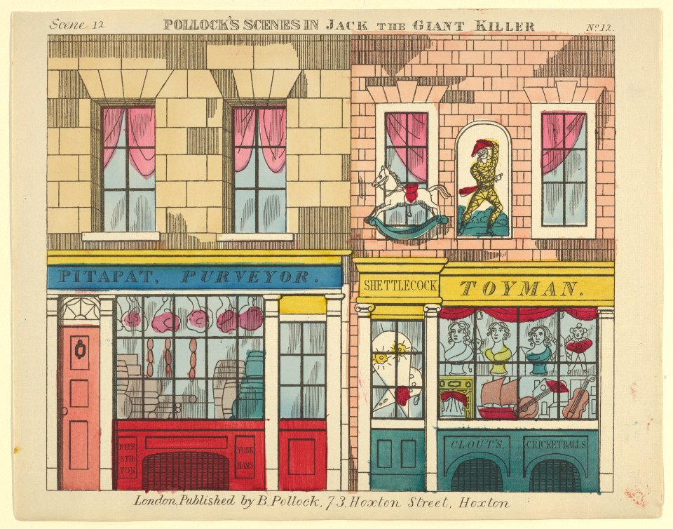 Scene 12, from Jack and the Giant Killer, Scenes for a Toy Theater MET DP847973