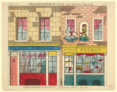 Scene 12, from Jack and the Giant Killer, Scenes for a Toy Theater MET DP847973