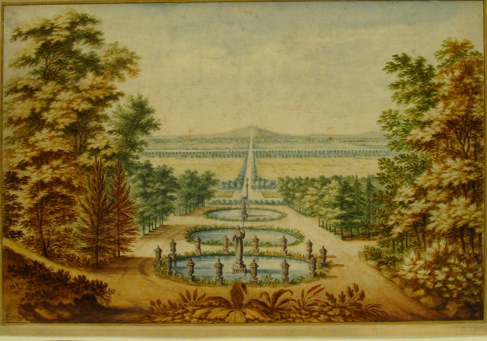 Scenic View of Gardens MET 28.57.103