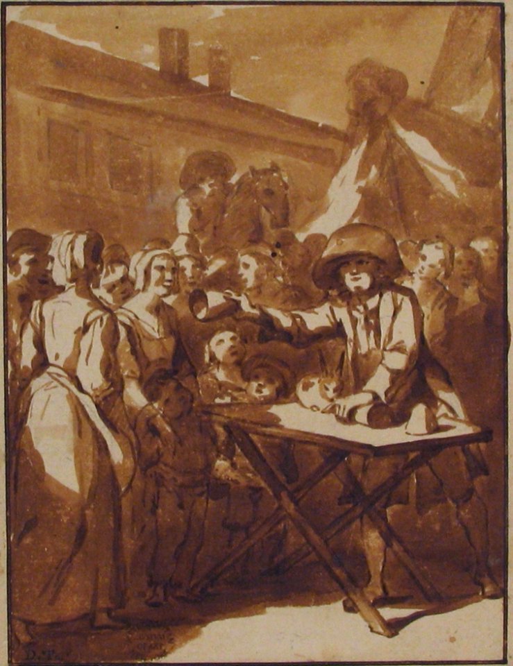 Scene at a Fair- A Magician MET 80.3.476