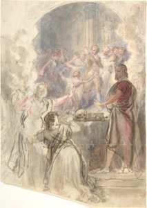 Scene from "My Aunt Margaret's Mirror" (Keepsake Story by Sir Walter Scott) MET DP805251