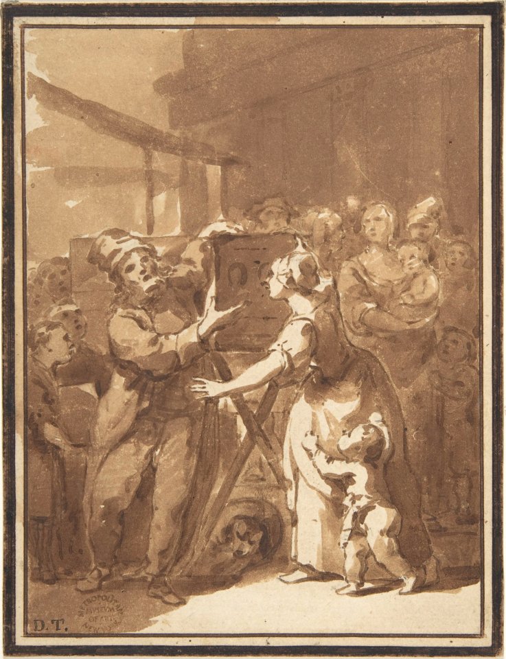 Scene at a Fair- A Peep Show MET DP808986