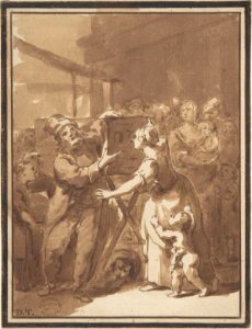 Scene at a Fair- A Peep Show MET DP808986