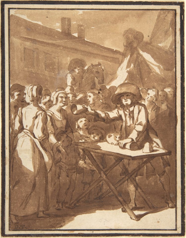 Scene at a Fair- A Magician MET DP808989