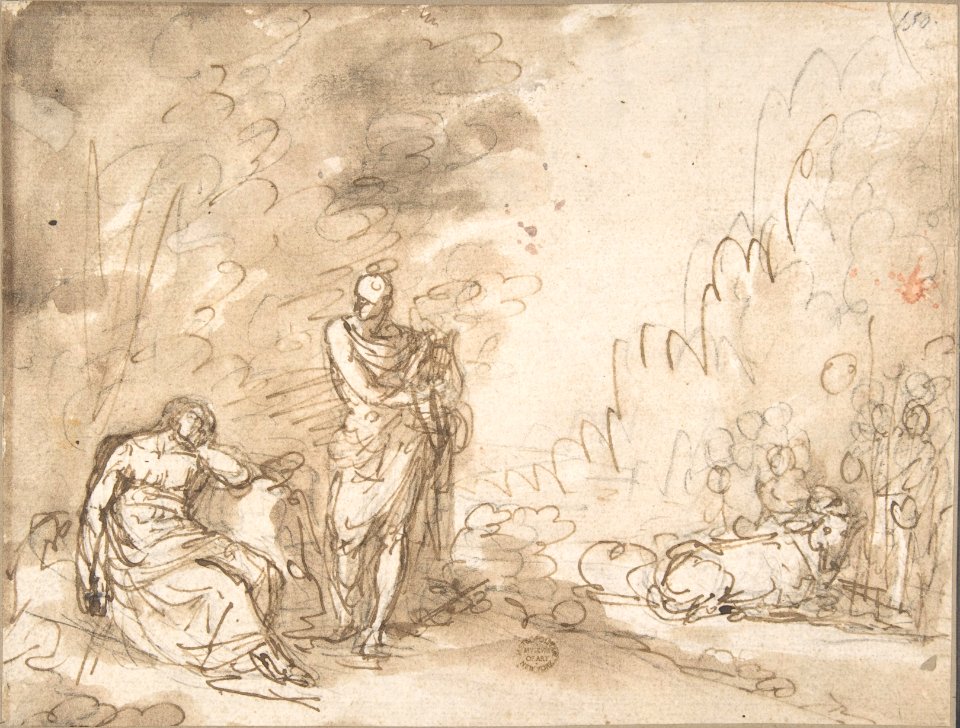 Scene with Apollo? Orpheus? MET DP802311