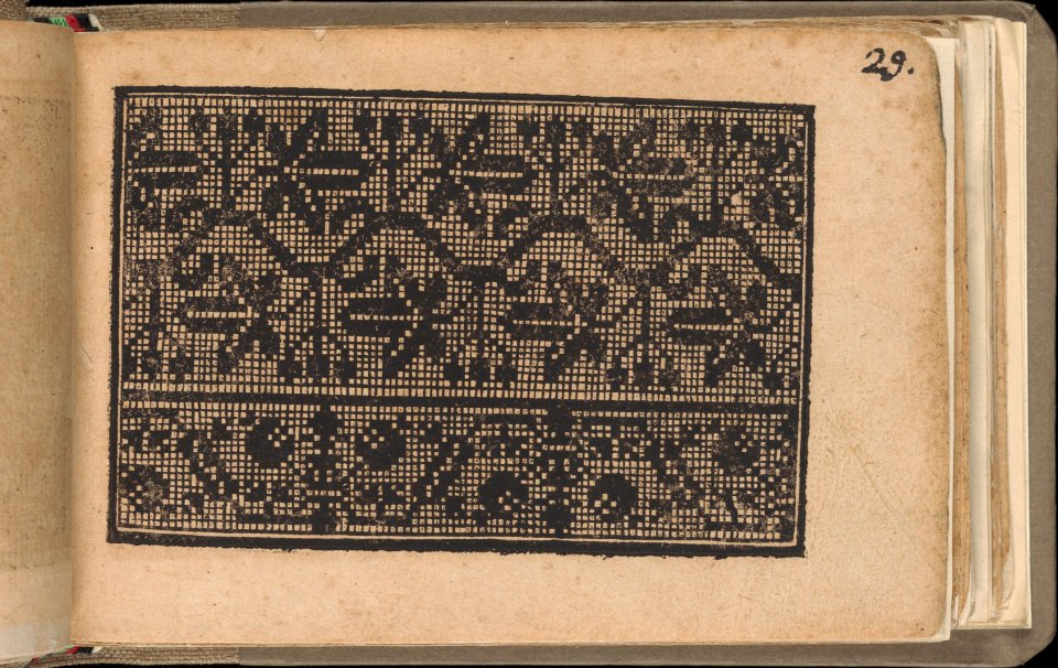Schön newes Modelbuch (Page 29r) MET DP364871