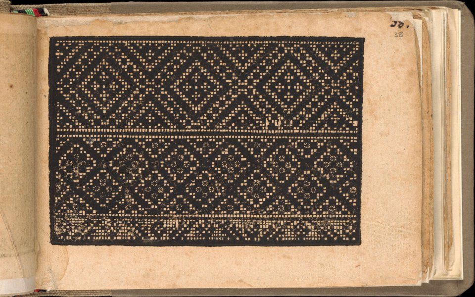 Schön newes Modelbuch (Page 38r) MET DP364940