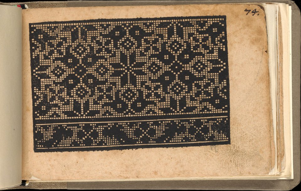Schön newes Modelbuch (Page 74r) MET DP364886