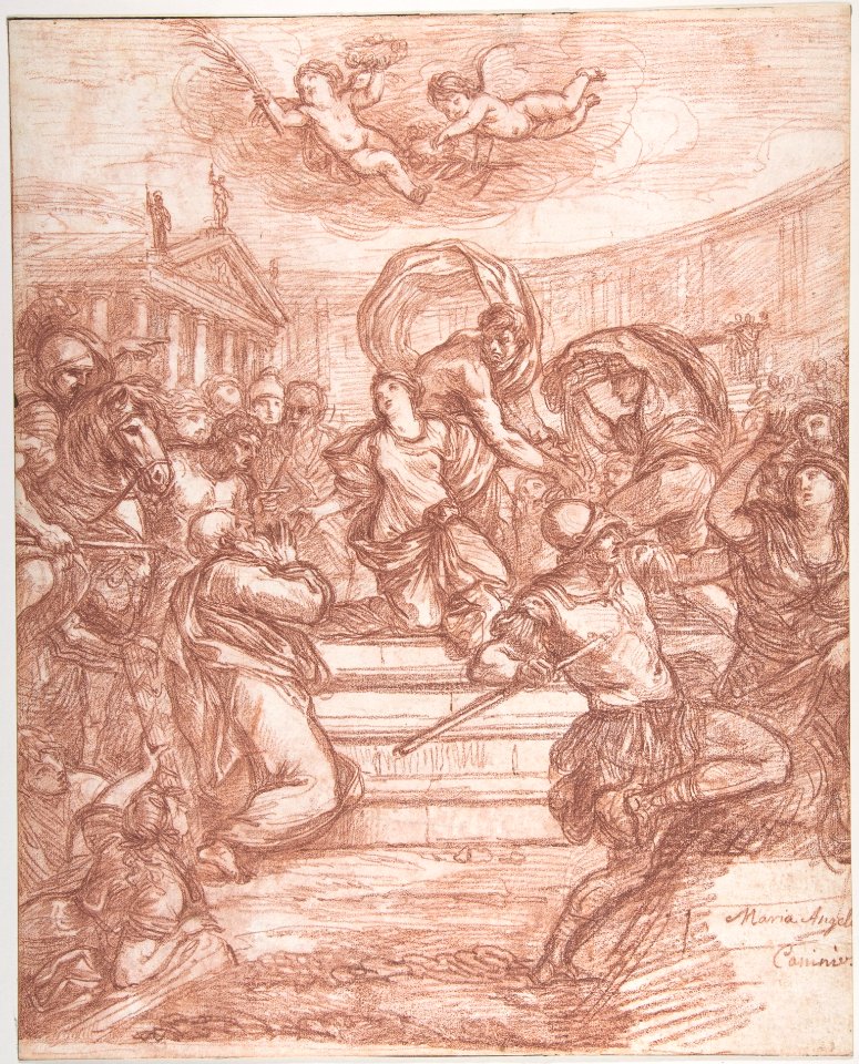 Scene of Martyrdom, after Giovanni Angelo Canini MET DP809502