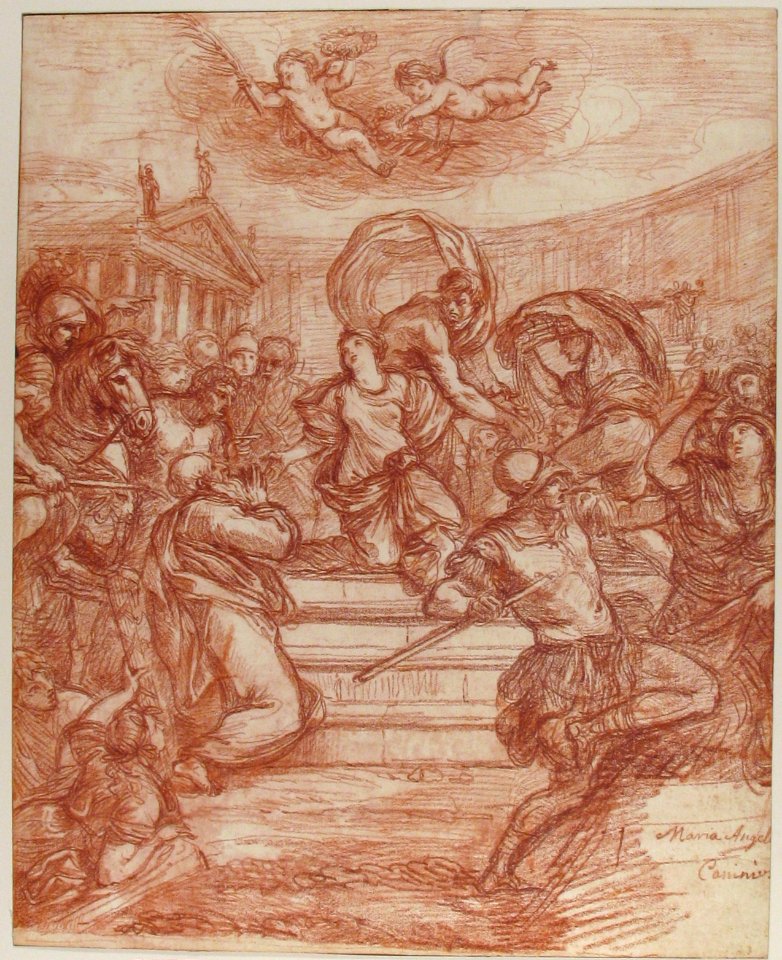 Scene of Martyrdom, after Giovanni Angelo Canini MET 65.112.6