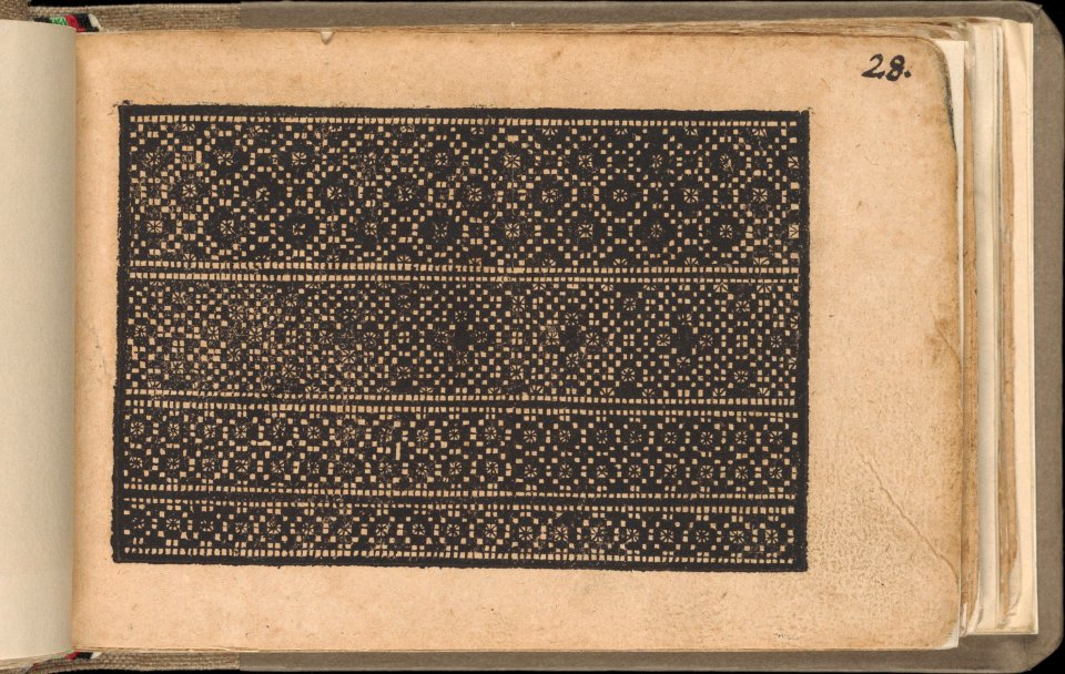 Schön newes Modelbuch (Page 28r) MET DP364870