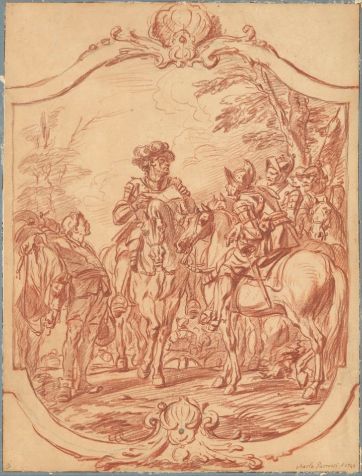 Scene of Military Life- A General Giving Orders MET DP217835