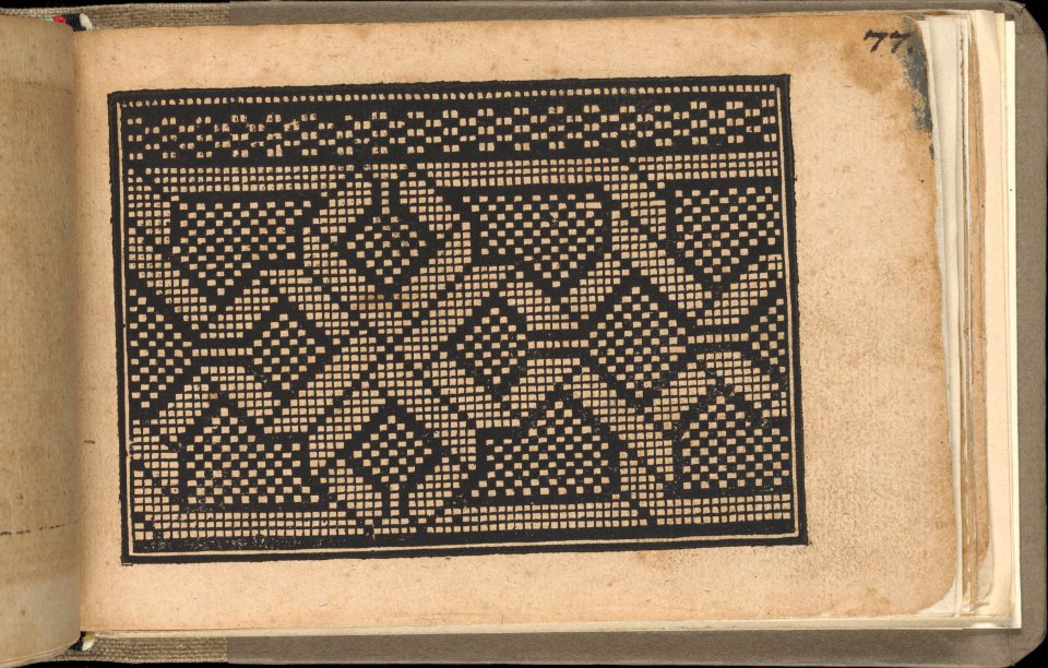Schön newes Modelbuch (Page 77r) MET DP364889