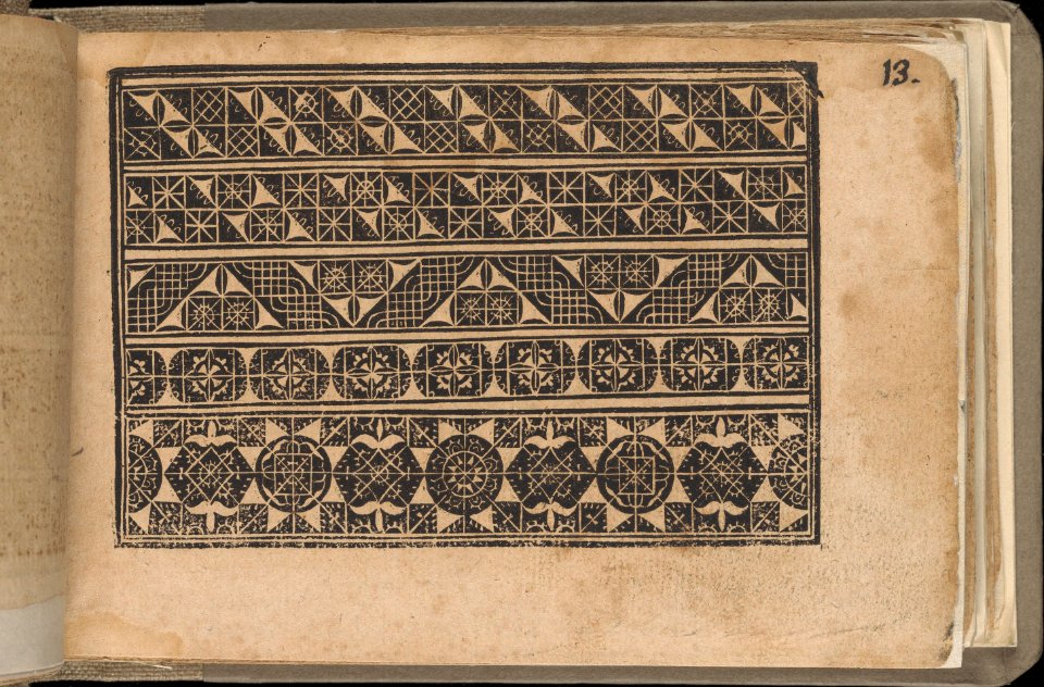 Schön newes Modelbuch (Page 13r) MET DP364926
