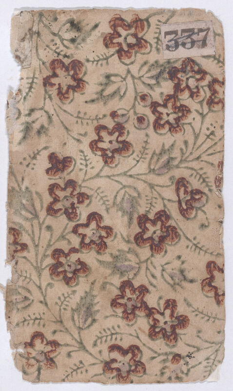 Sheet with an overall floral pattern Met DP886434