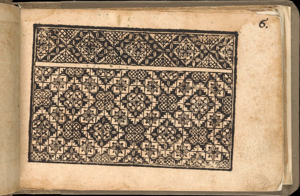 Schön newes Modelbuch (Page 6r) MET DP364919