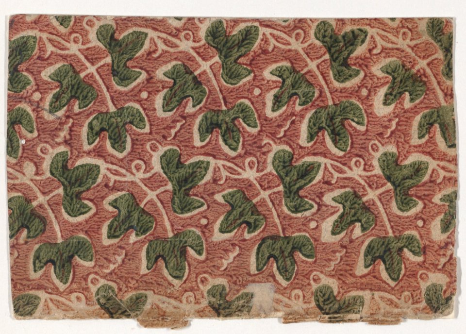 Sheet with overall leaf pattern Met DP886669