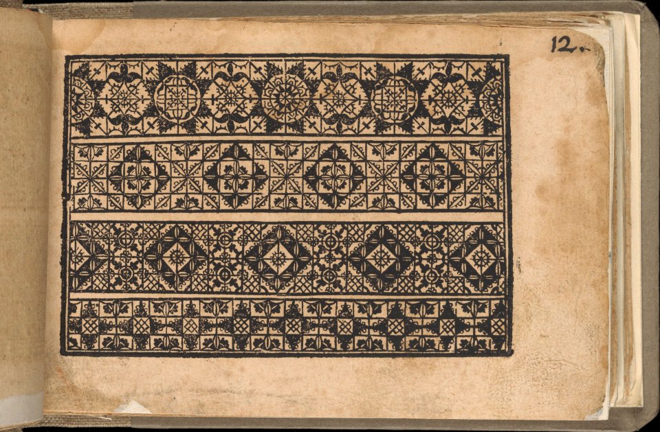 Schön newes Modelbuch (Page 12r) MET DP364925