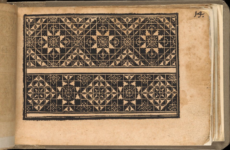 Schön newes Modelbuch (Page 14r) MET DP364927