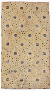 Sheet with overall pattern of flowers and dots Met DP886603