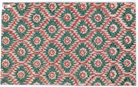 Sheet with overall pattern of flowers and organic shapes Met DP886451