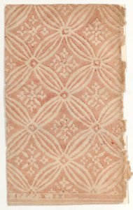 Sheet with overall red floral pattern Met DP887063