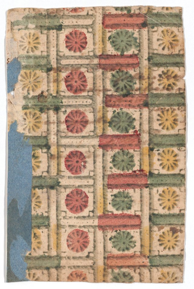 Sheet with overall pattern of rosettes Met DP886643