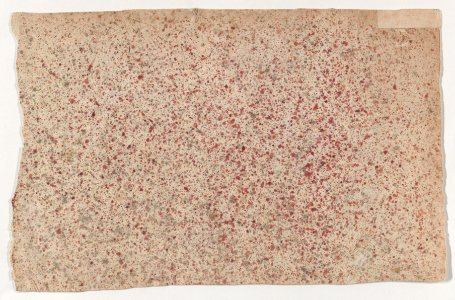 Sheet with an overall red speckle pattern Met DP886826