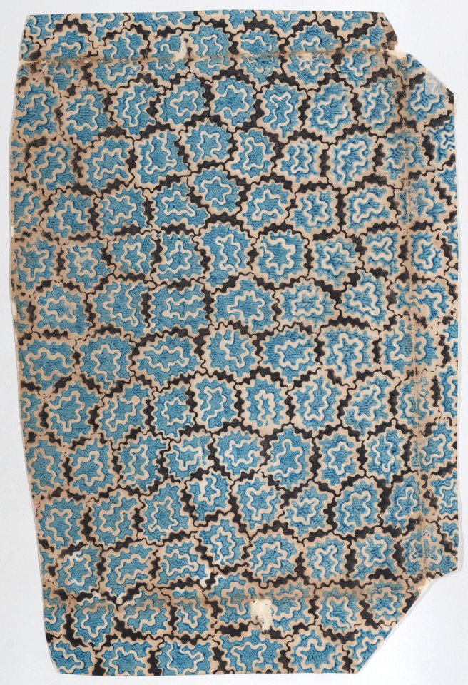 Sheet with an overall pattern of organic shapes Met DP886825