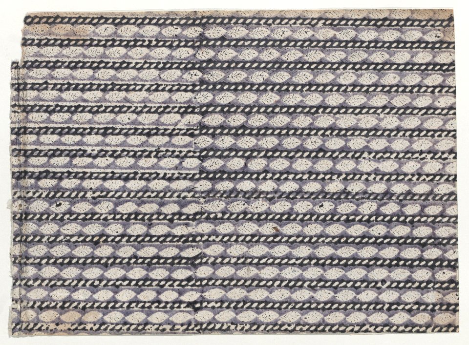 Sheet with gray and black abstract pattern Met DP887067