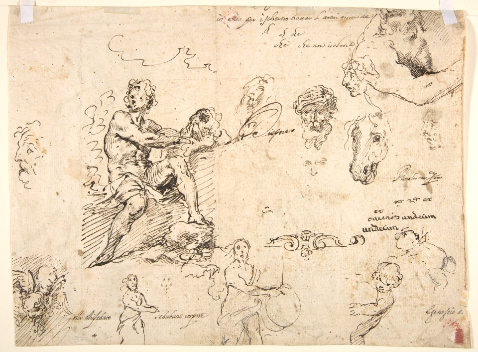 Sheet with Figure Studies (double sided) MET DP810927