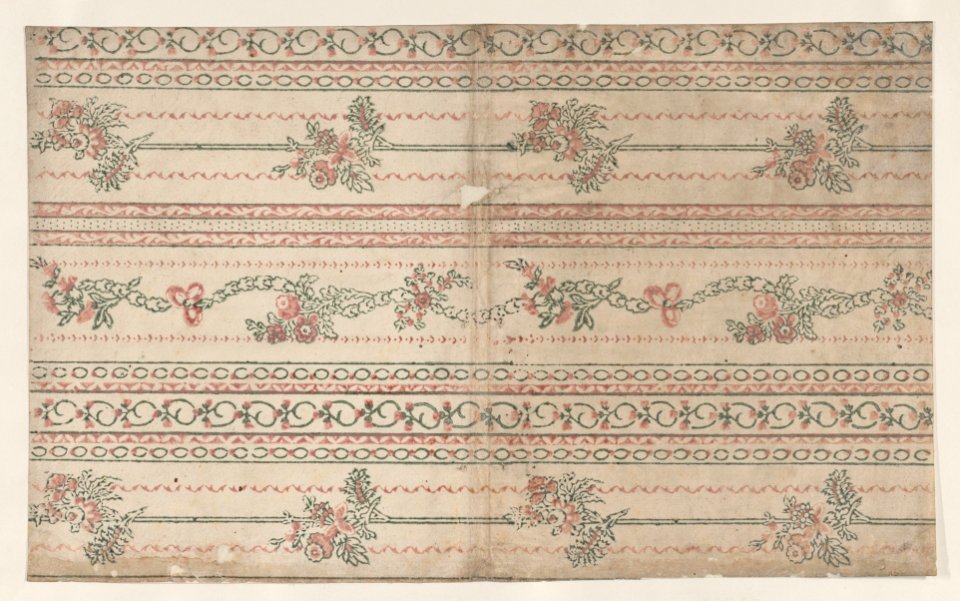 Sheet with garland designs Met DP886760