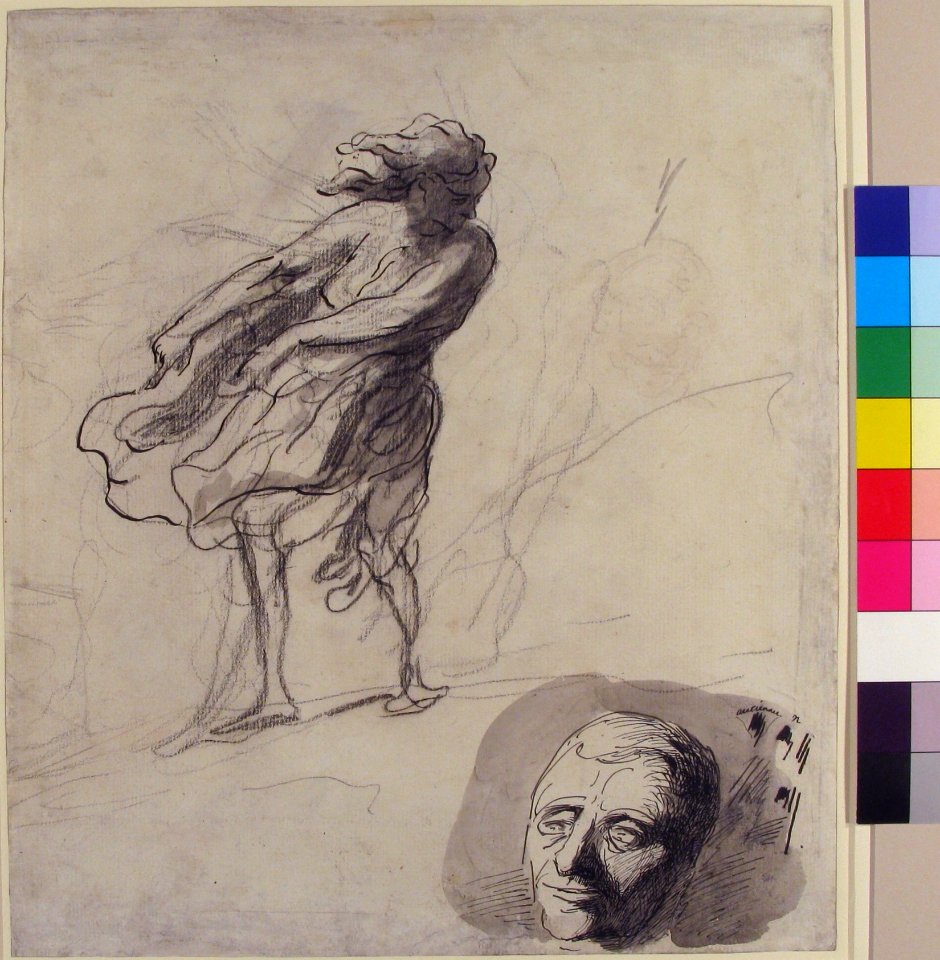 Sheet of Studies with a Dancer MET 1978.342