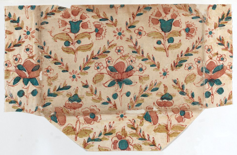 Sheet with floral and leaf pattern Met DP887051