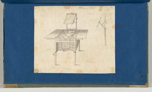 Shaving Table, from Chippendale Drawings, Vol. II MET DP-14176-063